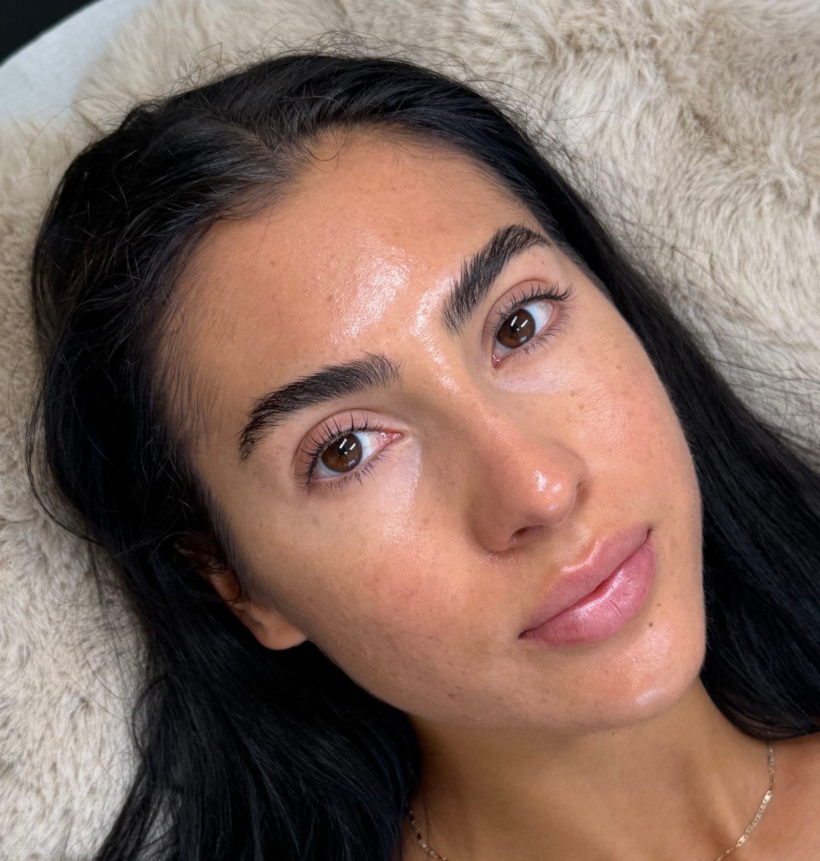 Natural lashes before lash lift at Bondi Aesthetic Room, Bondi Beach Sydney